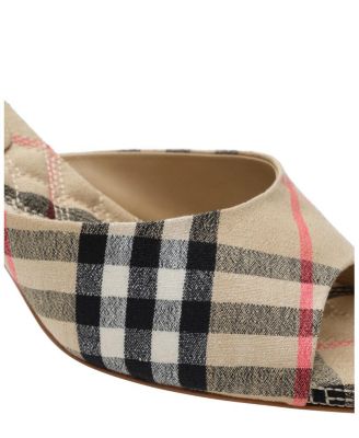  Women's Check Mews Low Sandals