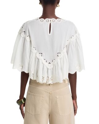 Sofia Embroidered Top