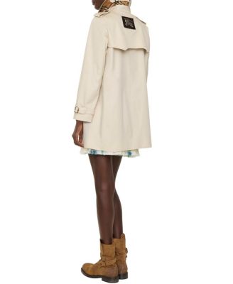 Short Summerside Gabardine Trench Coat