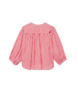  Women's Striped Batwing Blouse