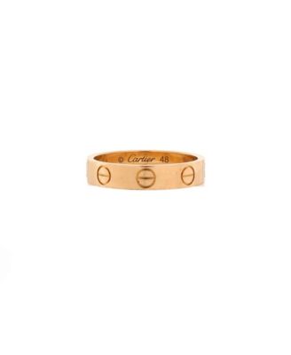  Love Wedding Band Ring 18K Gold