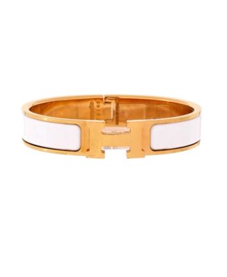 Narrow Clic H Bracelet Enamel