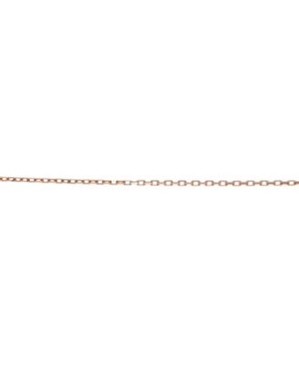  Small Amulette de Cartier Pendant Necklace 18K Rose Gold with Onyx and Diamond, 23"