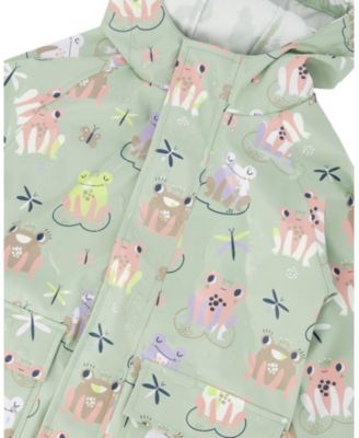 Girls' Color Changing Animal Print Rain Jumpsuit - Baby, Little Kid