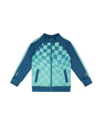 Boys' Full Zip Athletic Cardigan Checkerboard - Little Kid, Big Kid