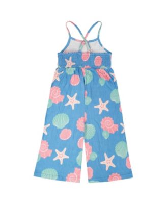 Girls' Crinkle Jersey Shell Jumpsuit - Little Kid