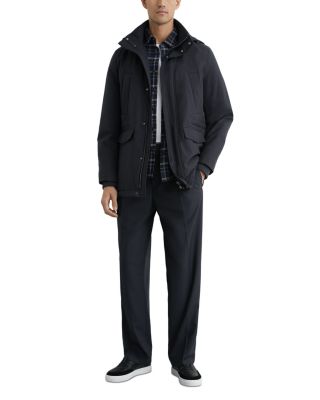 Hooded Zip Through Jacket