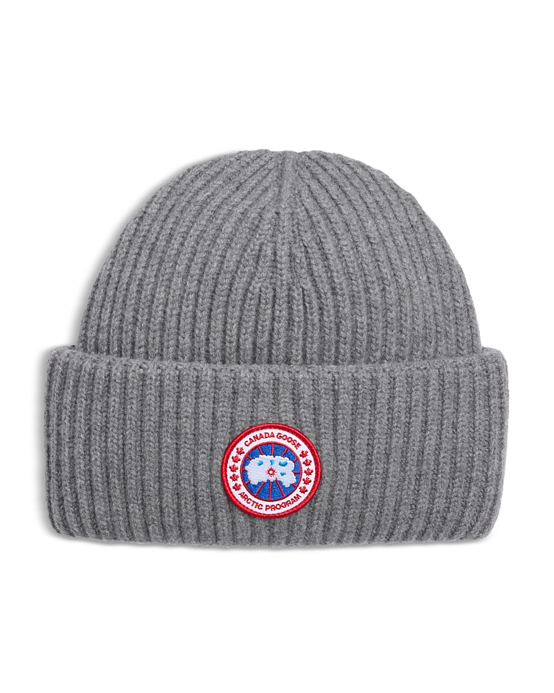 Canada Goose Wool & Cashmere Ribbed Hat
