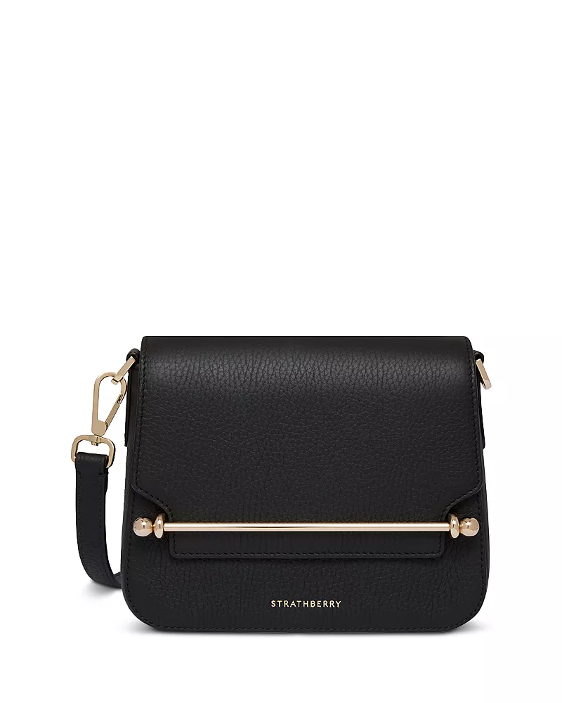 Strathberry Ace Mini Leather Crossbody Bag