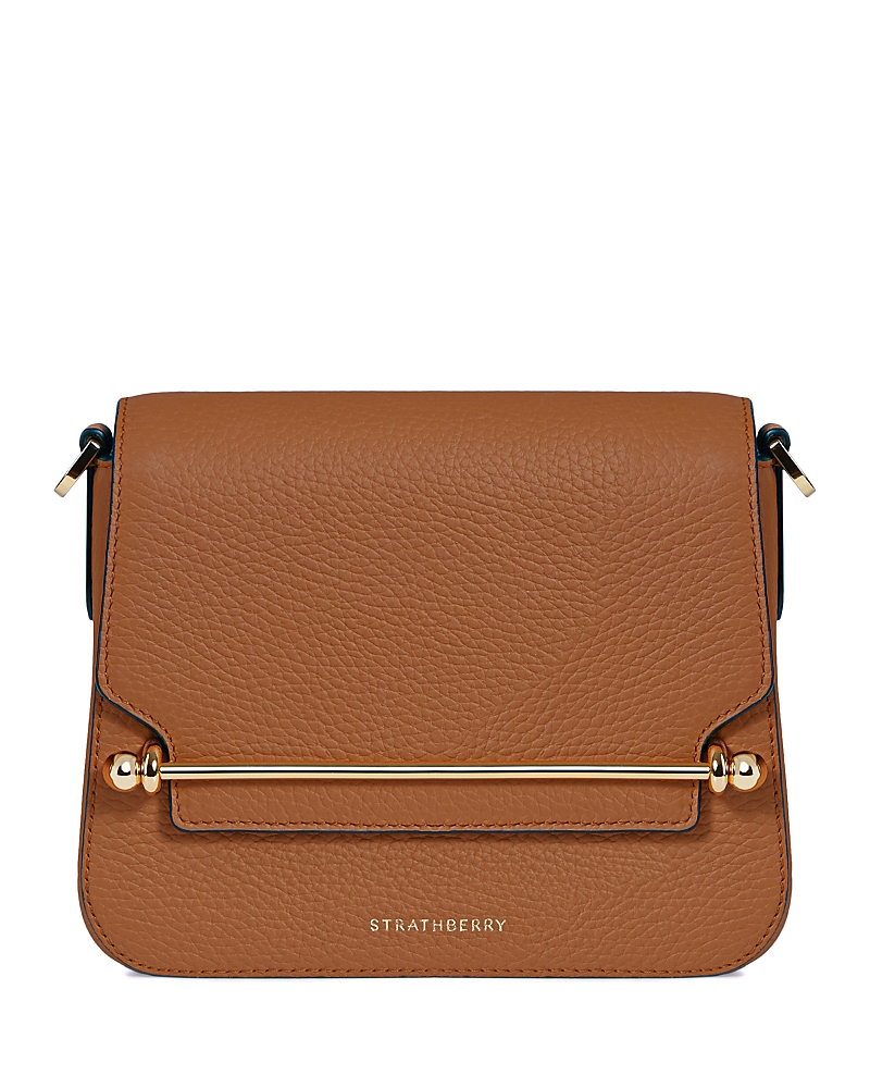 Strathberry Ace Mini Leather Crossbody Bag