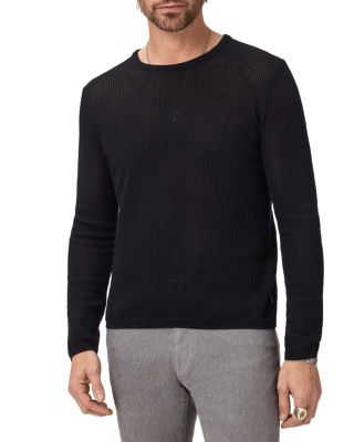 Montclair Long Sleeve Mesh Crewneck Sweater