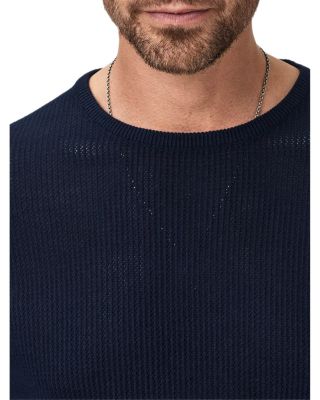 Montclair Long Sleeve Mesh Crewneck Sweater