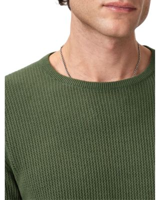 Montclair Long Sleeve Mesh Crewneck Sweater