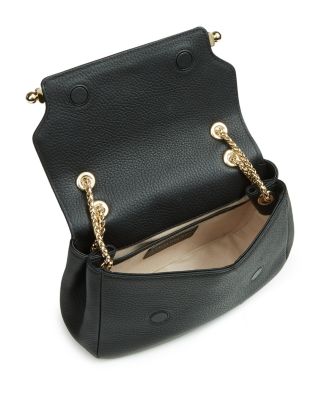 East West Mini Leather Shoulder Bag