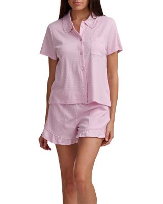 Short Sleeve Boxer Pajama Set