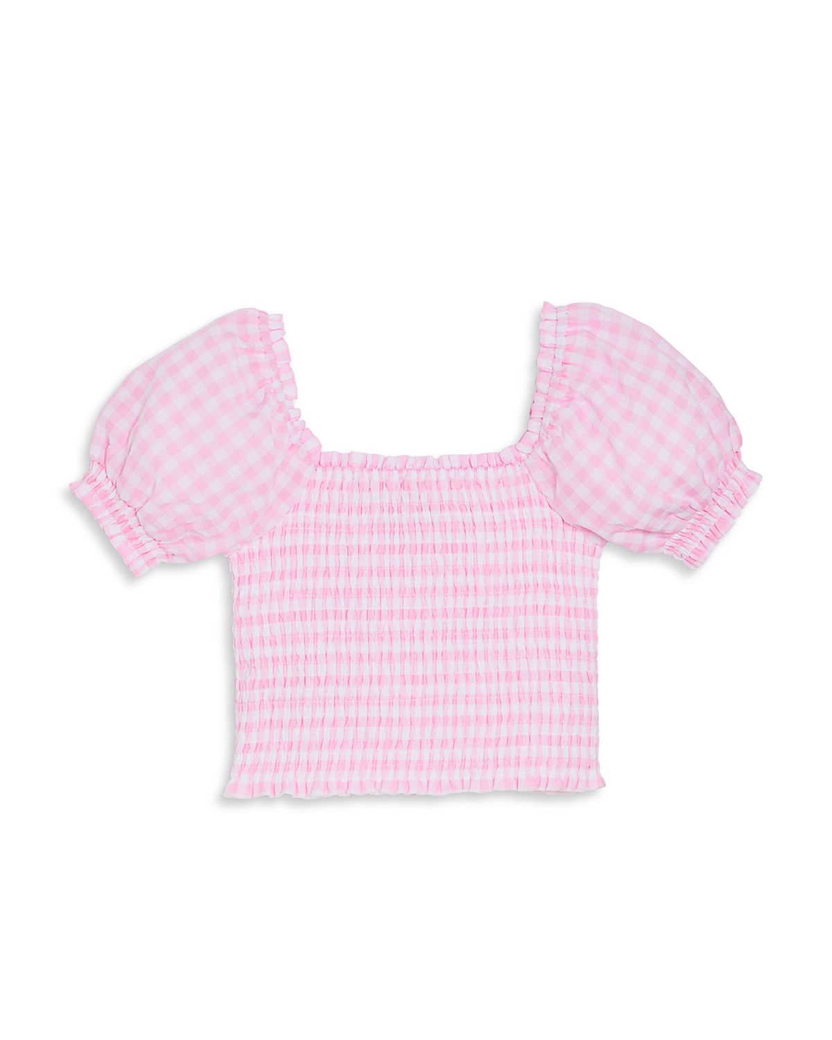 Aqua Girls' Smocked Top, Little Kid, Big Kid - Exclusive
