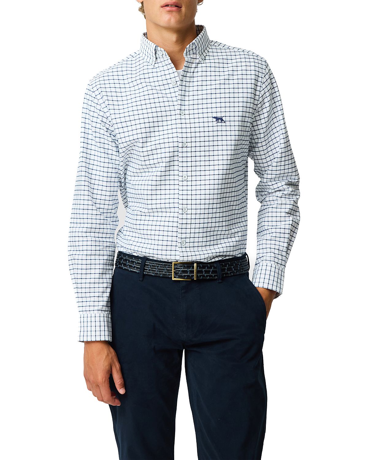 Rodd & Gunn Gunn Check Oxford 3 Sports Fit Shirt