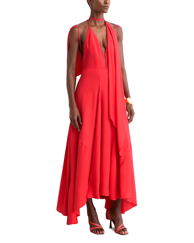 Reiss Evory Layered Maxi Dress
