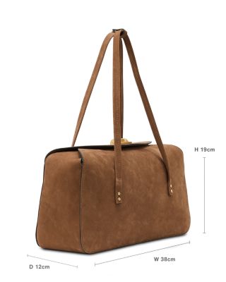 Anika Suede Bowling Bag 