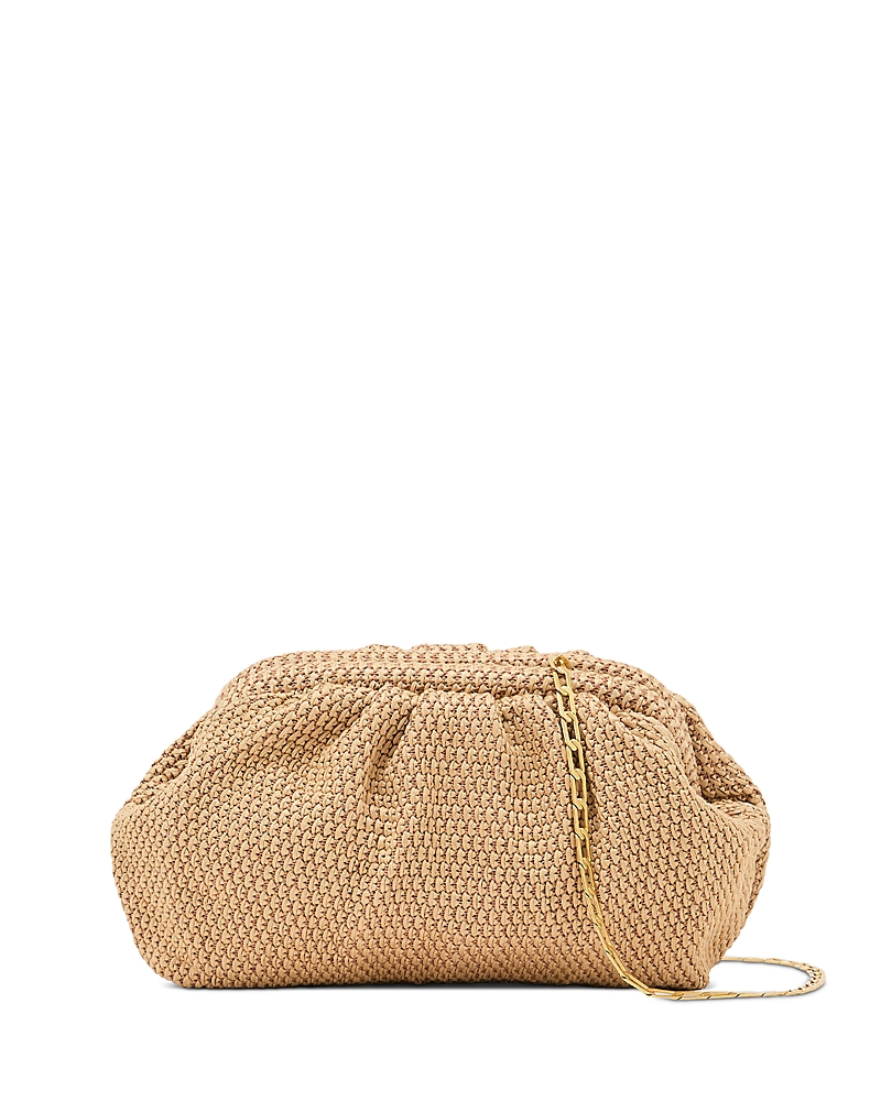 Reiss Georgia Woven Ruched Clutch