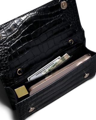 Lioness Embossed Leather Handbag 