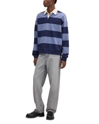 David Stripe Rugby Polo