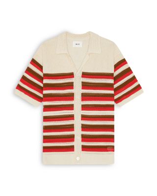 Stripe Cardigan Shirt