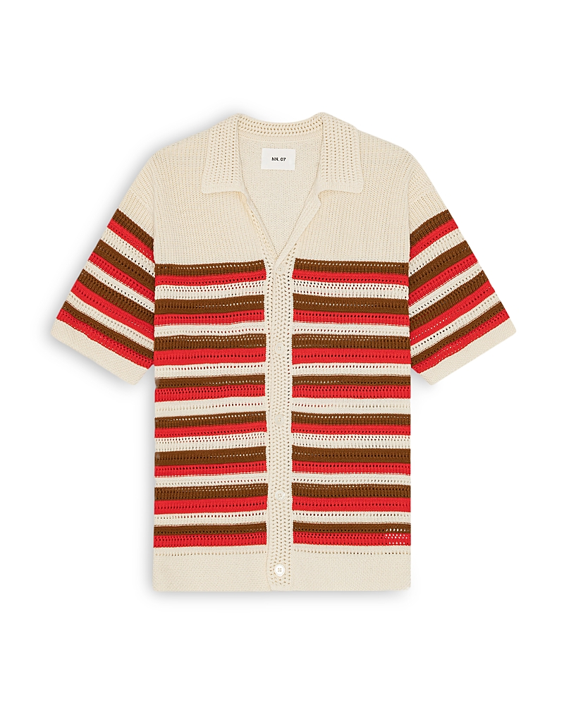NN07 Stripe Cardigan Shirt