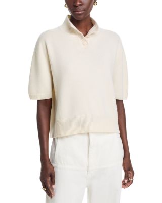 Kinley Cashmere Cropped Henley