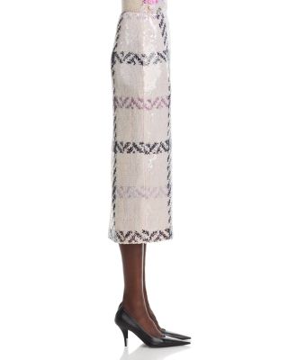 The Mercer Paillette Pencil Skirt