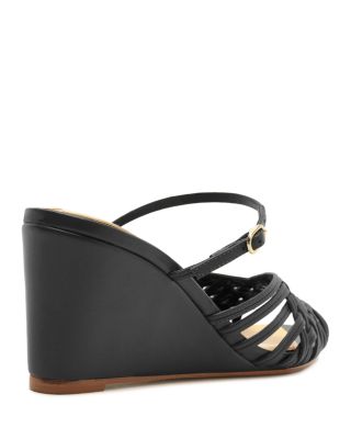 Women's Lillian Leather Wedge Sandals