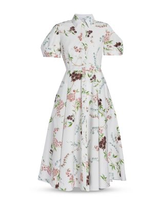 Pleated Cuff Shirt Dress