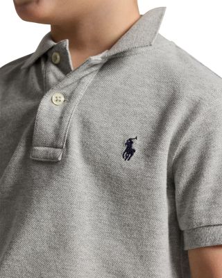 Boys' Solid Mesh Polo Shirt - Little Kid