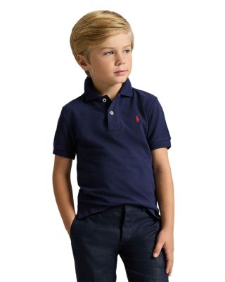 Boys' Solid Mesh Polo Shirt - Little Kid