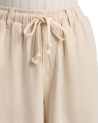 Soft Tie Front Top & Wide Leg Pants