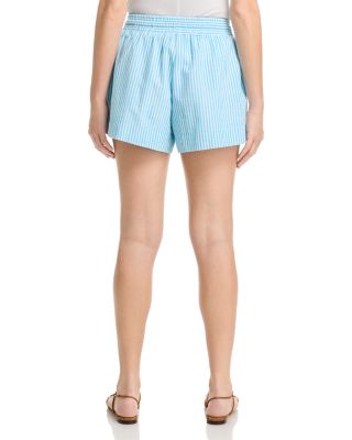 Stripe Linen Button Front Top & Short Set - Exclusive