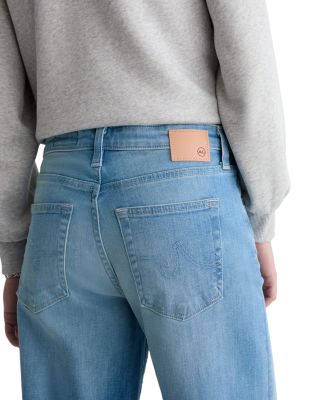 Mid Rise Wide Leg Ankle Jeans in Expedition