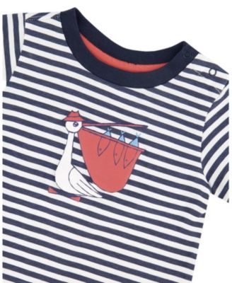 Boys' Organic Cotton Stripes T-Shirt and Short Set - Little Kid