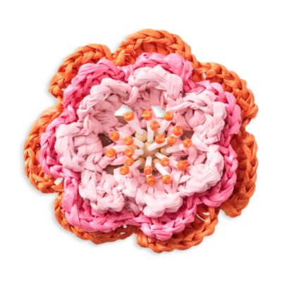 Pareo Napkin Ring in Pink & Orange