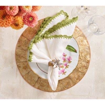 Sunny Isles Napkin Ring in Gold & Silver