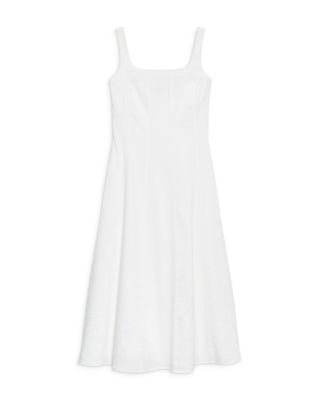 Square Neck Seamed Dress