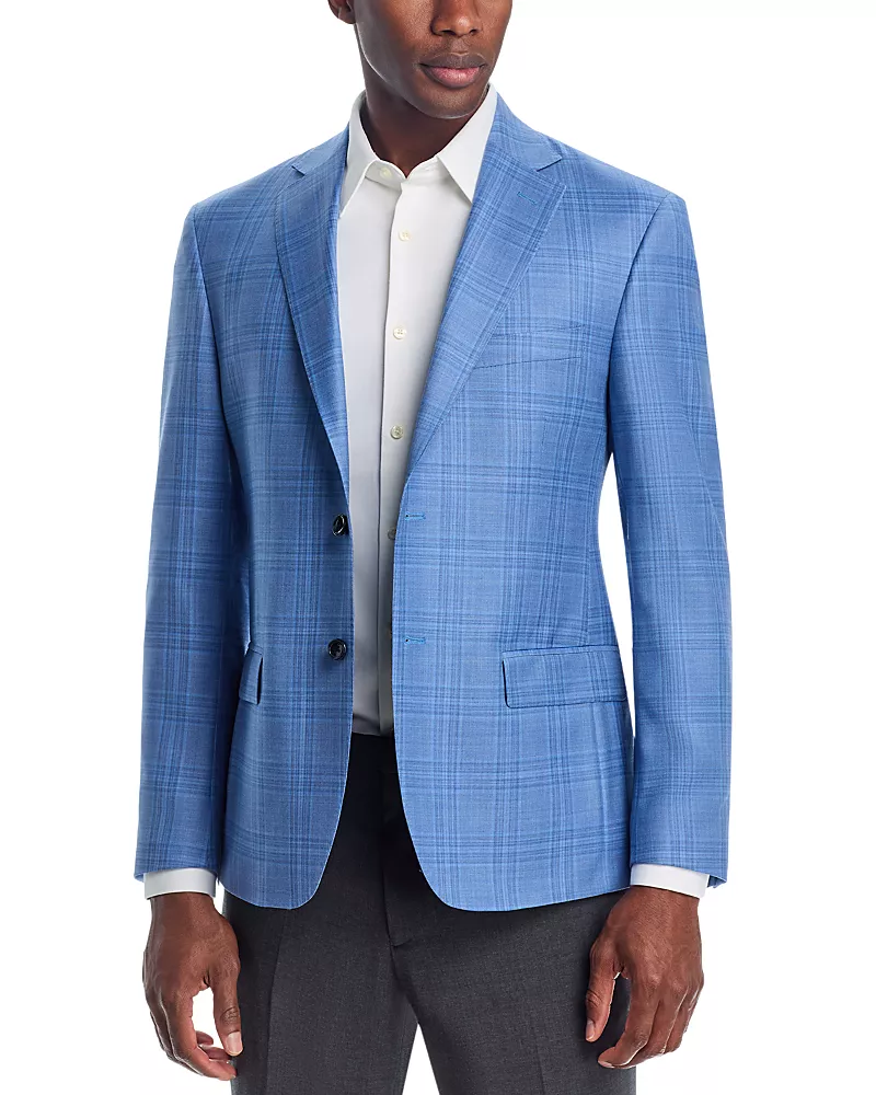 The Men's Store at Bloomingdale's Tonal Plaid Regular Fit Sport Coat - Exclusive