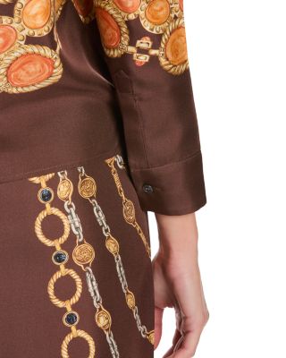 Silk Twill Print The Lover Shirt