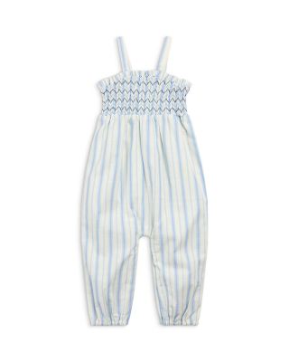 Girls' Striped Woven Coverall - Baby