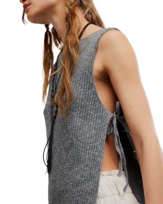 Lizzie Side Tie Sweater Top