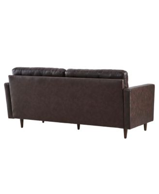  Exalt Tufted Leather Sofa