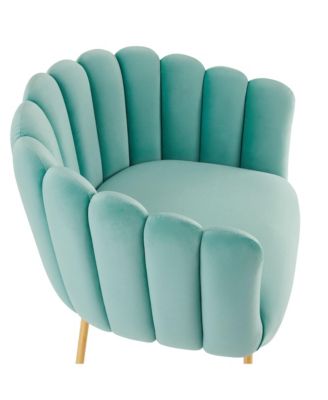 Sanna Channel Tufted Performance Velvet Armchair