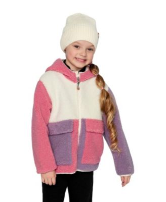 Girls' Long Sleeve Sherpa Jacket - Baby