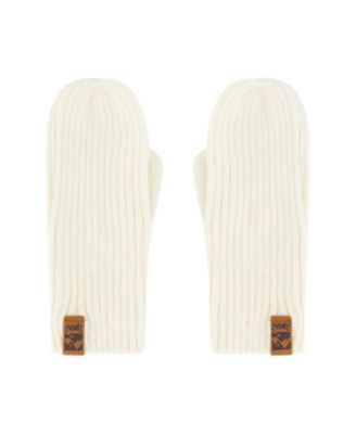  Unisex Soft Ribbed Knit Mittens - Little Kid, Big Kid