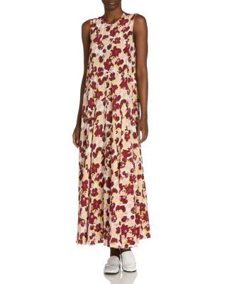 Sleeveless Silk Dress